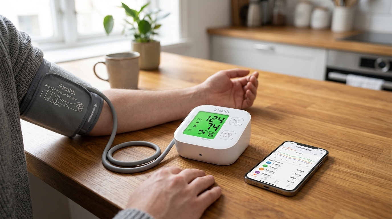 iHealth Track KN-550BT Smart Blood Pressure Monitor with MyVitals app